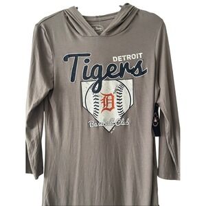 Majestic Threads Detroit Tigers Hoodie Top Medium NWT